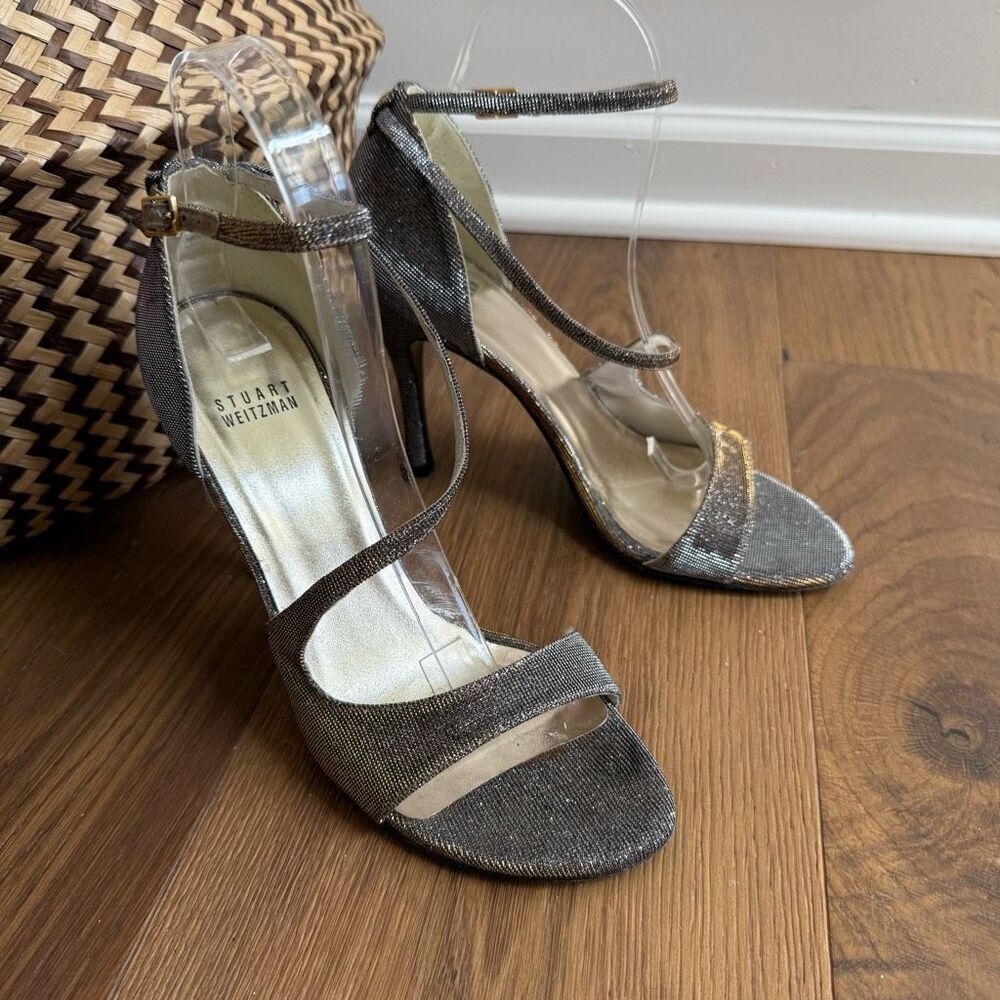 Stuart Weitzman Vixen Heels Pyrite Nocturnal 8